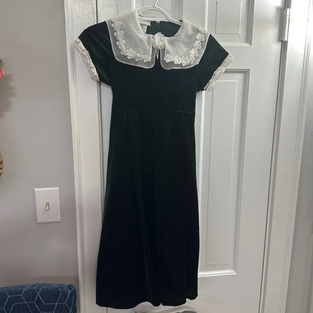 Bonnie jean maxi velvet dress